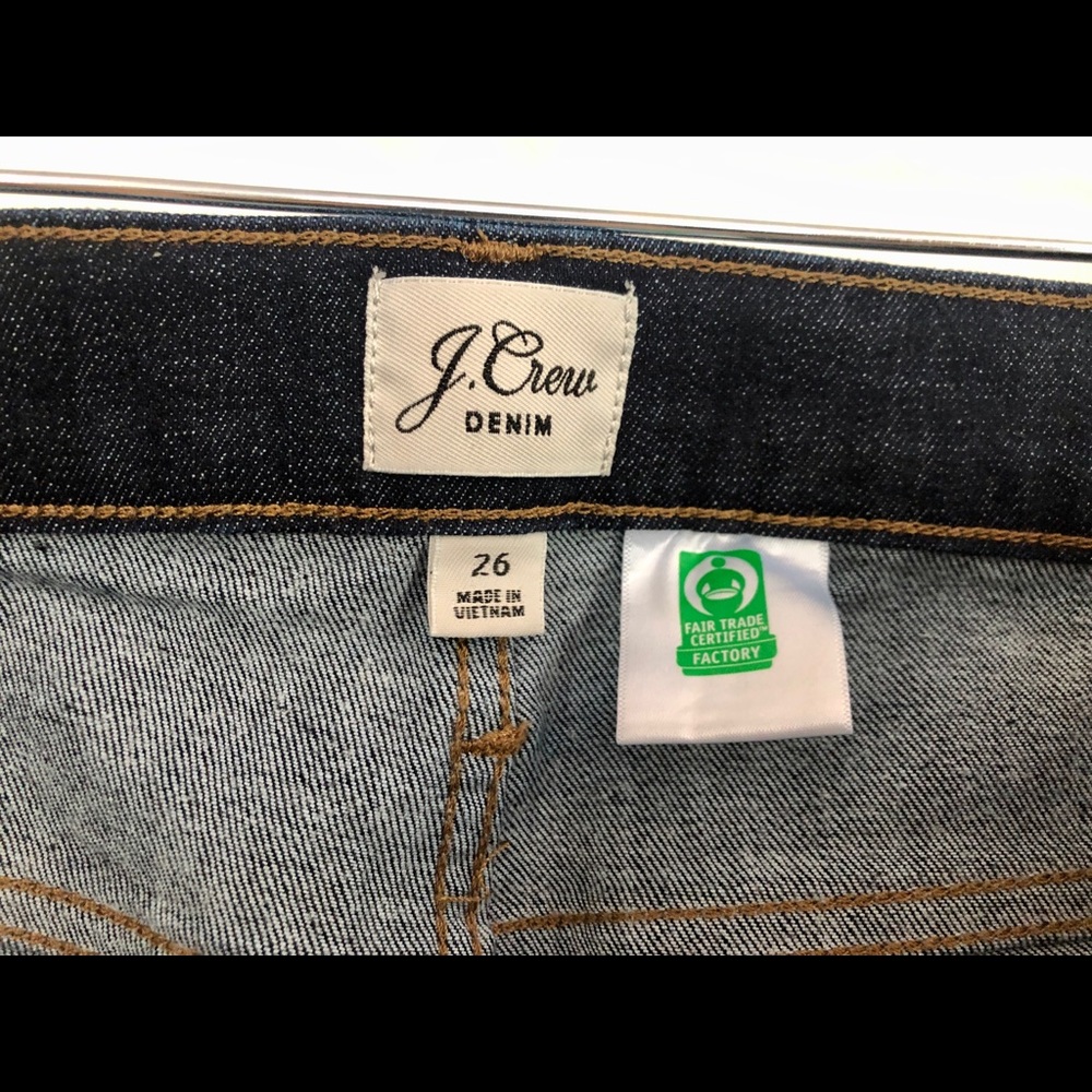 J Crew 9” vintage slim straight jean
